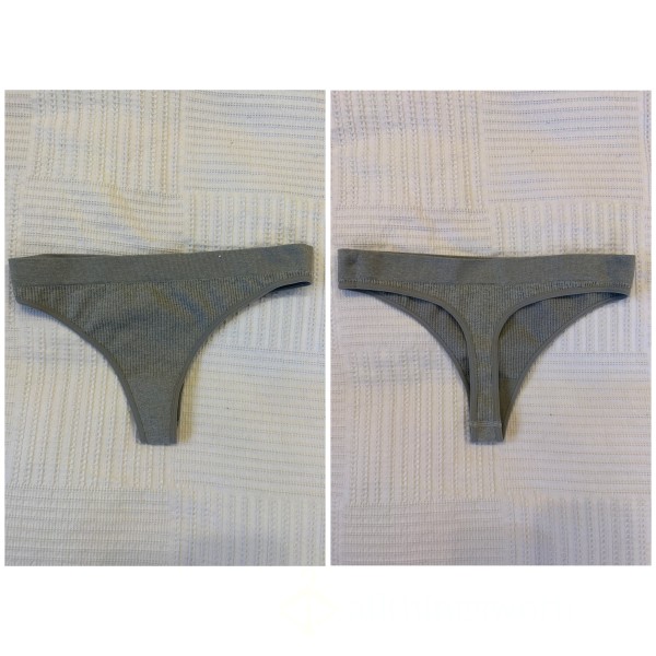 Grey Brazilian Style Thong