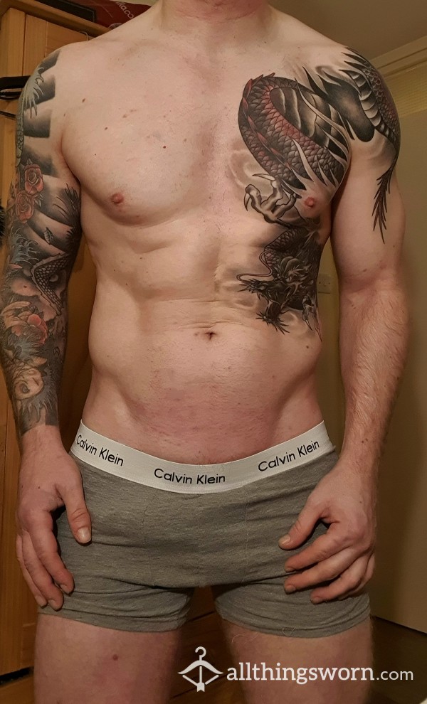 Grey CK Boxers