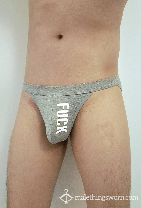 Grey F*ck Jockstrap