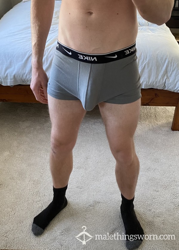 Grey Nike Trunks