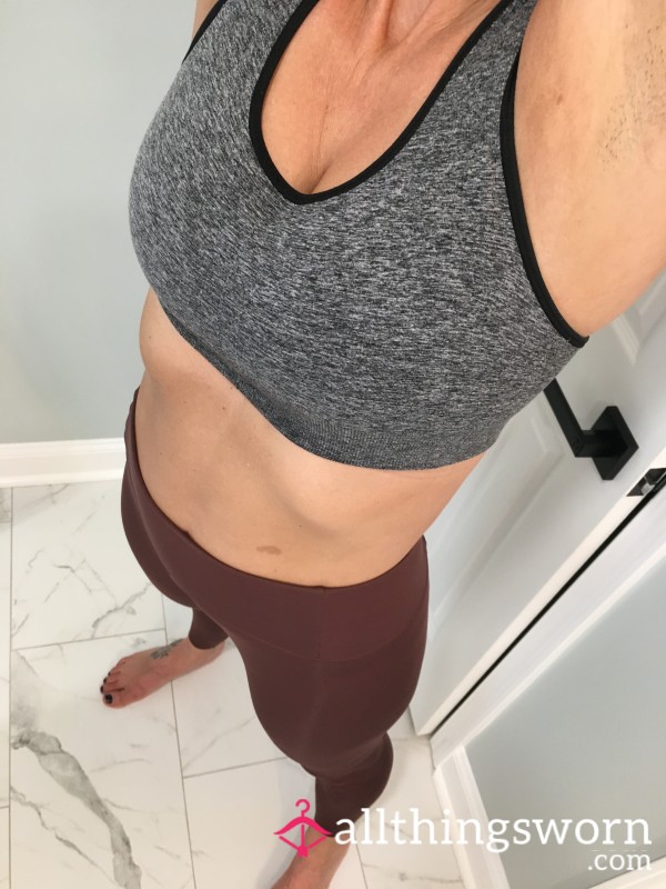 Grey Sports Bra