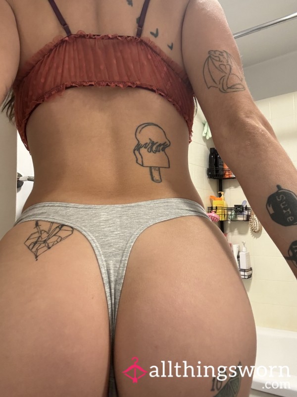 GREY THONG