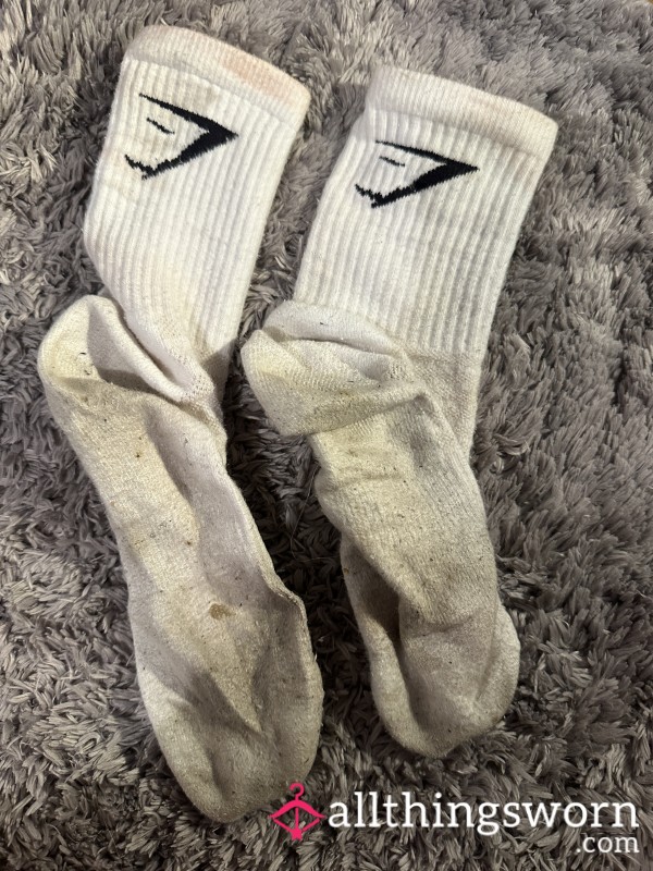 Gymshark Stinky Sweaty 3 Week Worn Socks😮‍💨