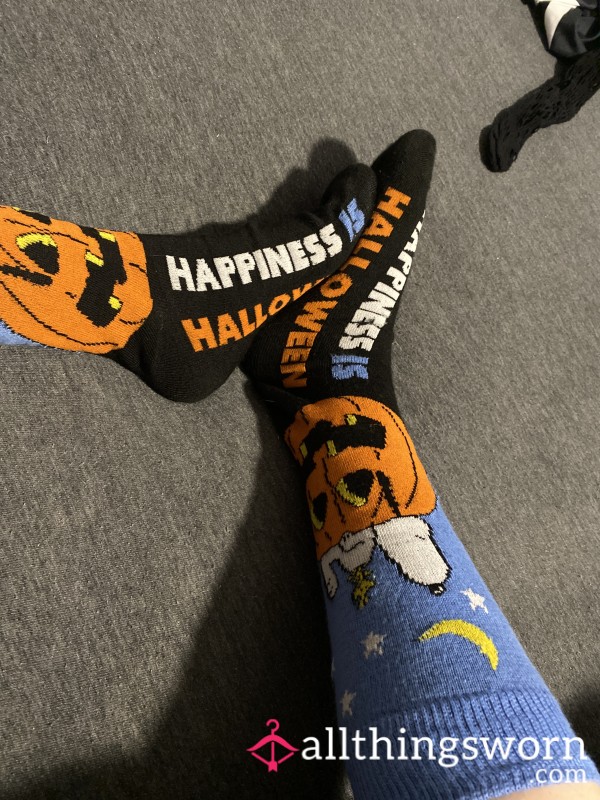 Halloween Peanuts Socks