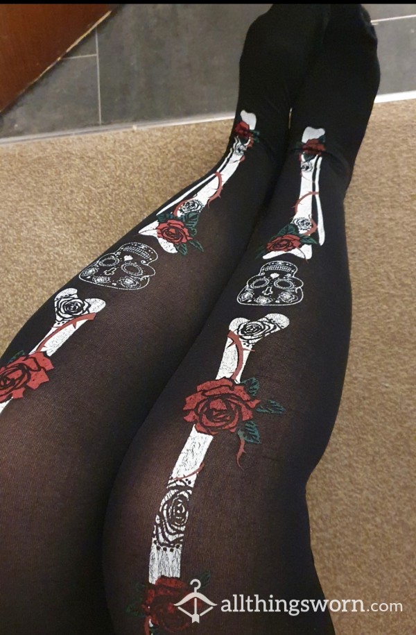 Halloween Skeleton Tights 🎃