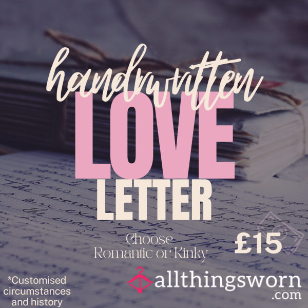 Handwritten Love Letter