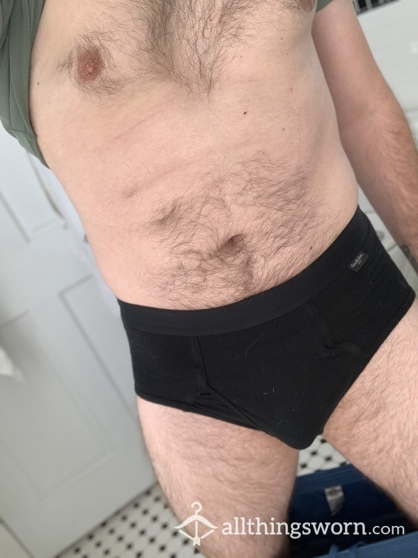 Hanes Black Briefs