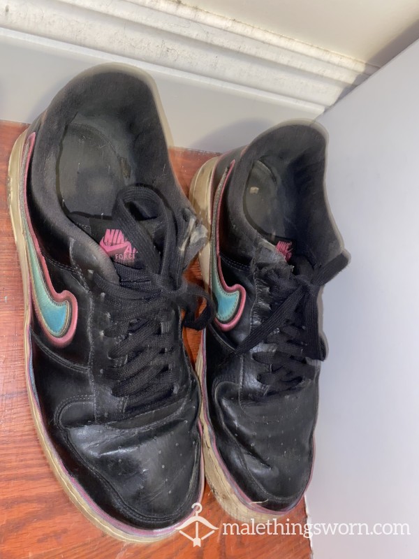 Heavily Worn Size 11.5 Nike Sk*ter Shoes