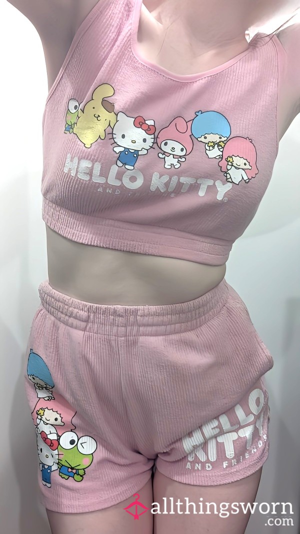 Hello Kitty Two Piece Pink Pajamas