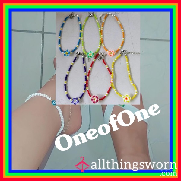 Hoe-made Anklets! Support Small Biz! 🌺🌺👣👣