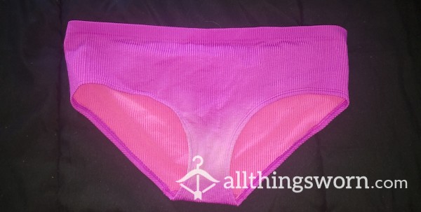 Hot Pink Nylon Panties