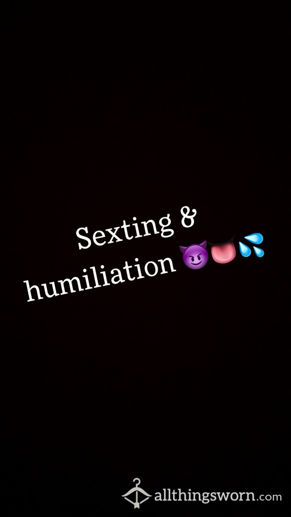 Humiliation, S**ting, Degrading & Blackmail