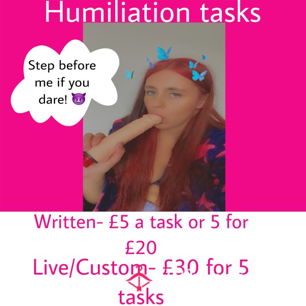 Humiliation Tasks 😈