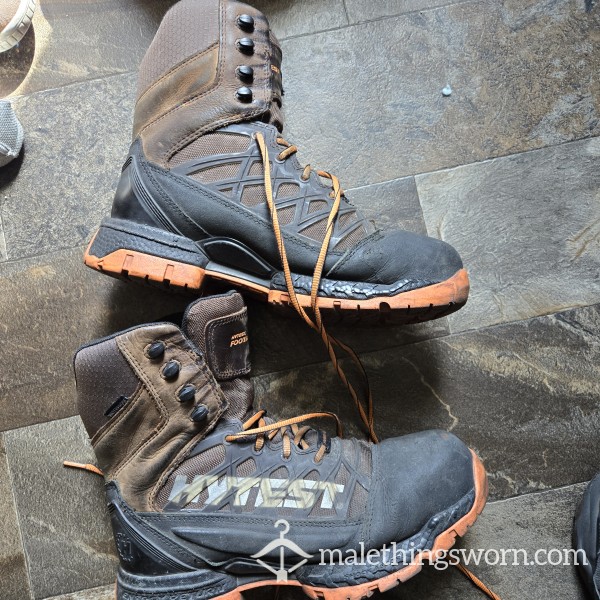 Hytest Steel Toe Foundry Worn Boots