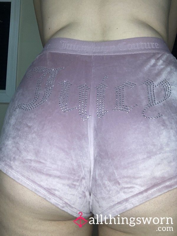 Juicy Couture Pink Plush Shorts