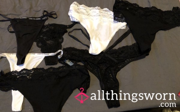 Lace And Silky Thongs Custom Wear 😈