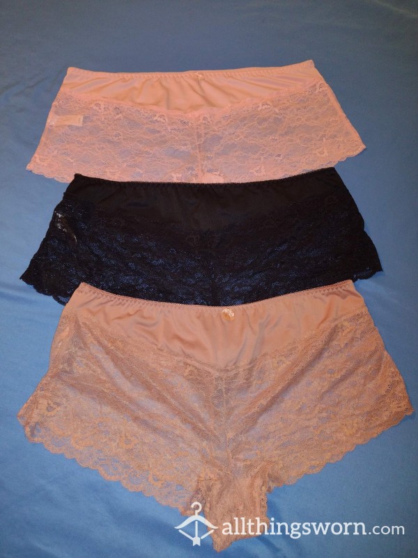 Lace Boyshorts *multiple Colors*