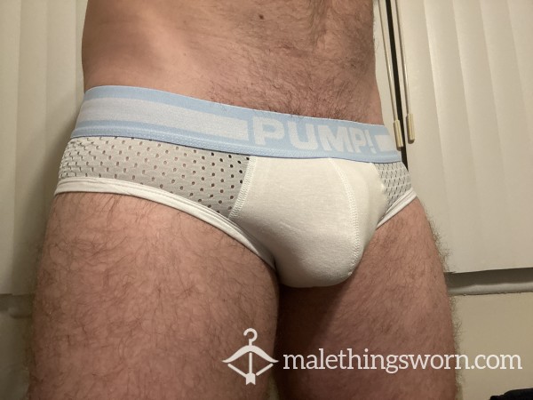 Large Pump Blue Briefs