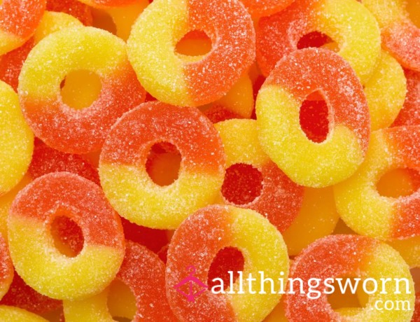 Lemonade Soaked Peach Rings