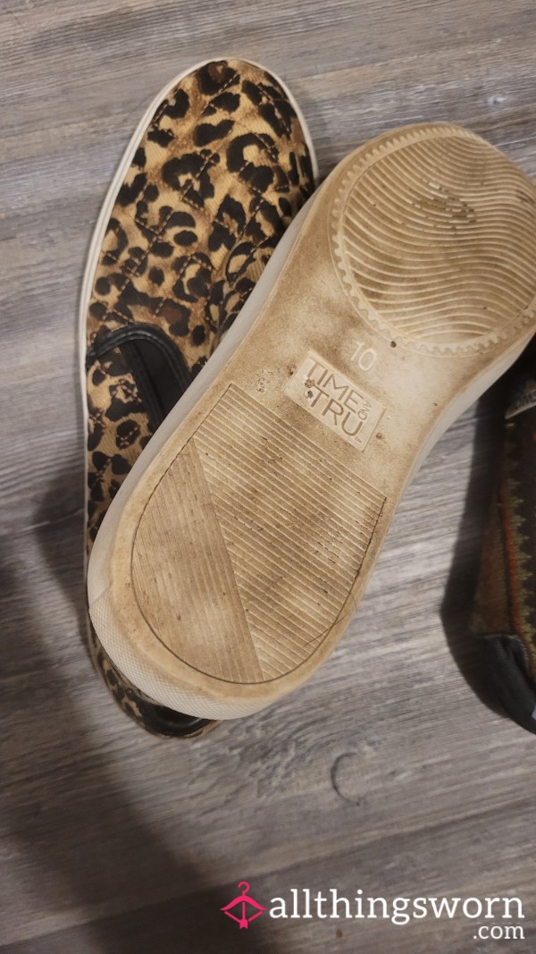 *SOLD Leopard Memory Foam Shoes