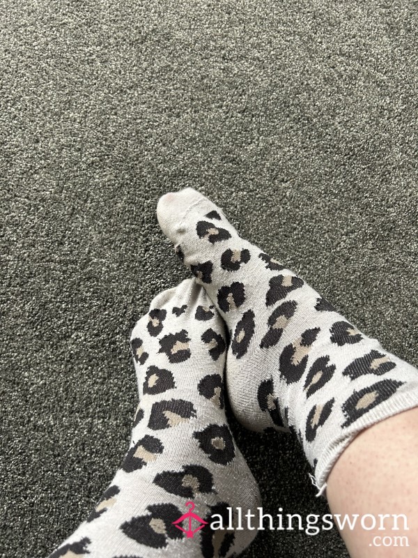 Leopard Print Socks