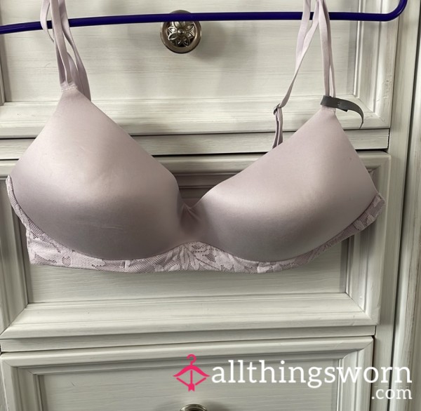 Light Purple Push Up Wireless Bra