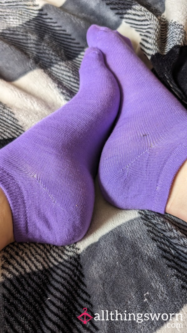 Little New 💜purple💜 Socks Rdy For Fresh Toe Prints