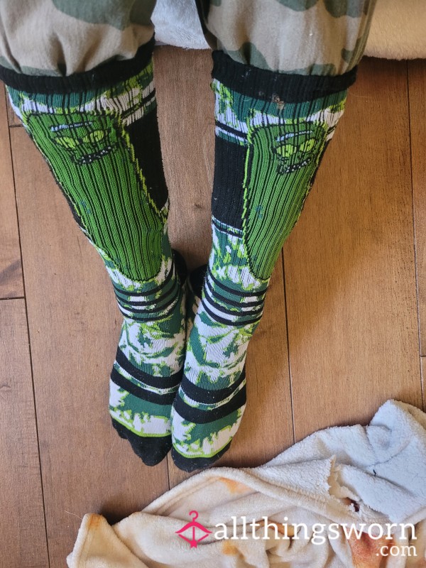 Long Pickle Rick Socks