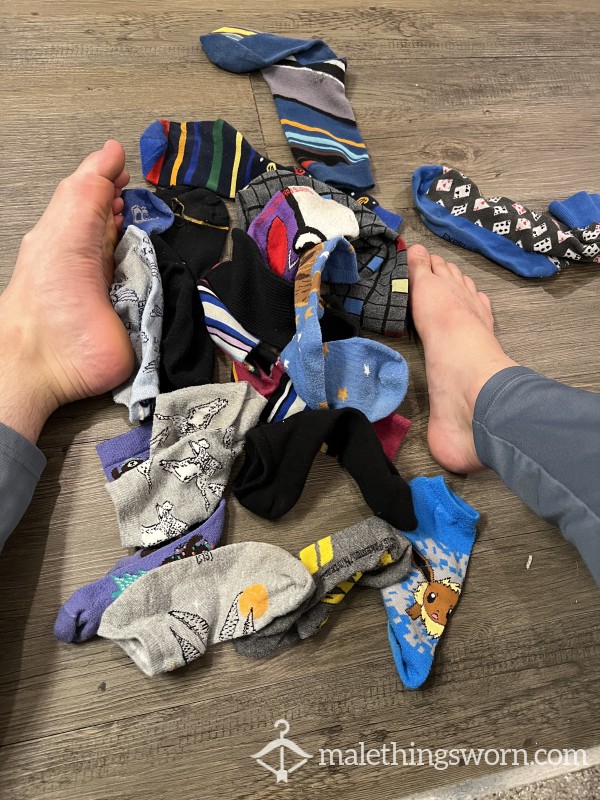 Loose Mismatched Socks