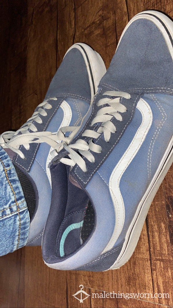 Low Blue Vans