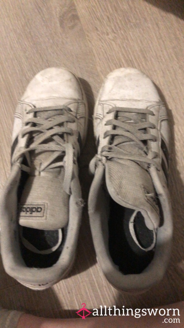 Adidas Trainers, They Used To Be White!