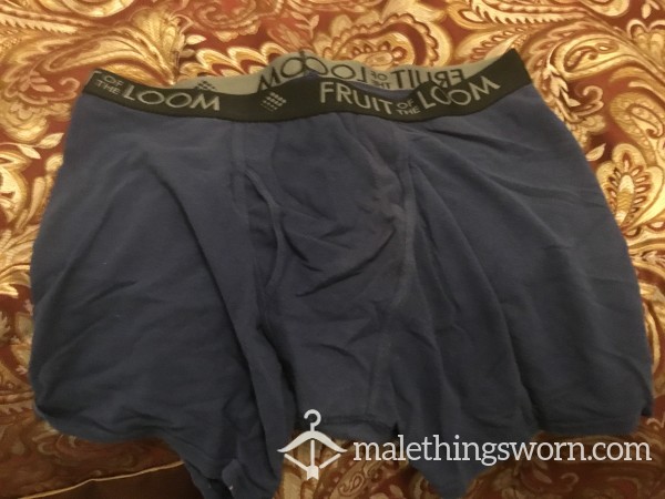 Mens Fruit Of The Loom Blue Xl Boxer Briefs