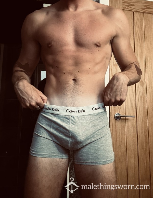 Men’s Grey Calvin Klein Boxers