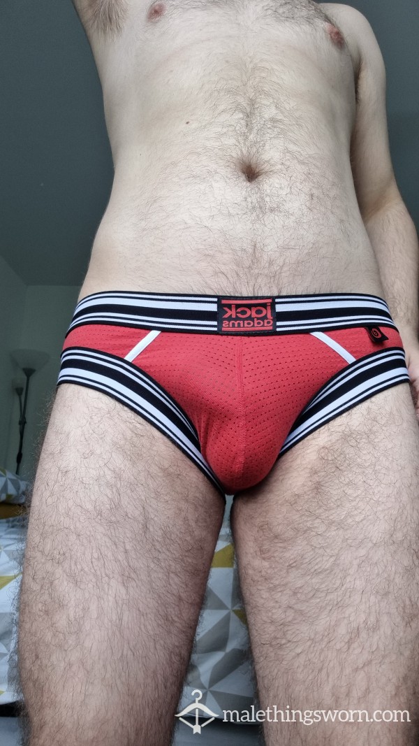 Mesh Red Briefs