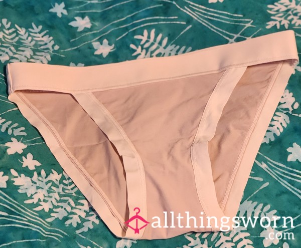 Microfiber Cream Bikini Panties