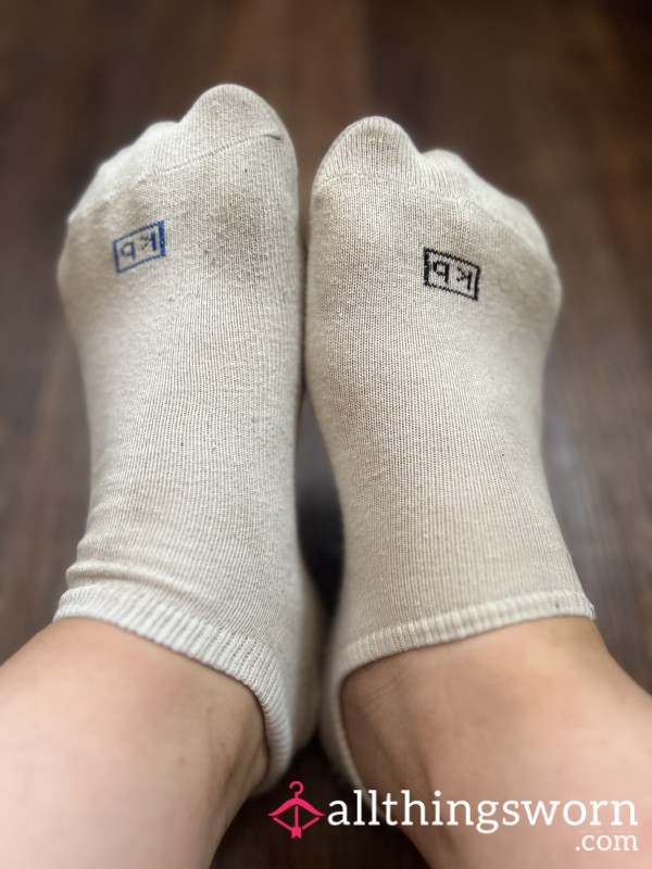 Mismatched White Socks