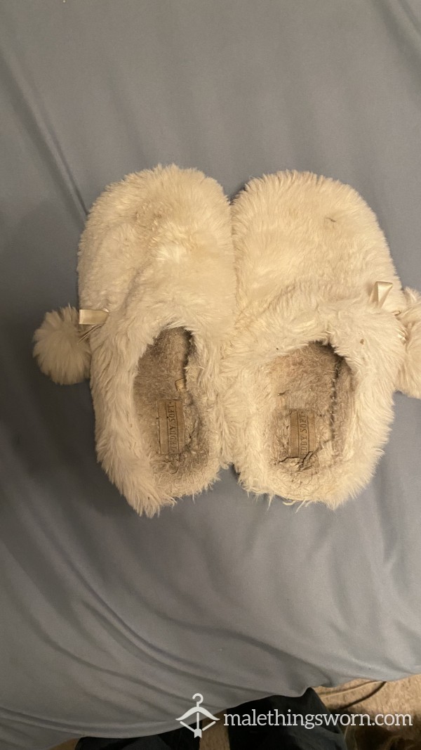 Nasty White Slippers