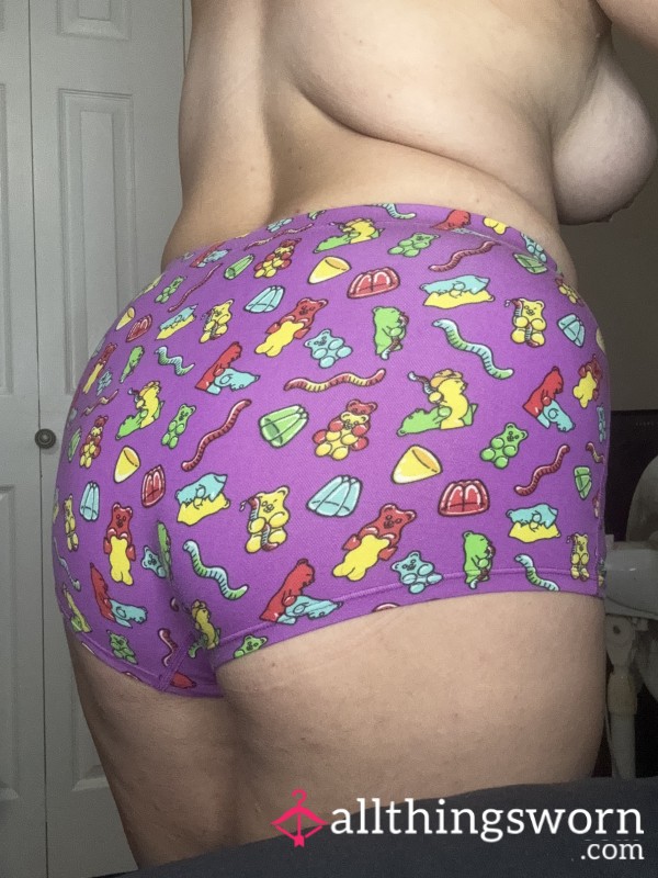 Naught Gummy Bears And Worms Boy Shorts! 😈