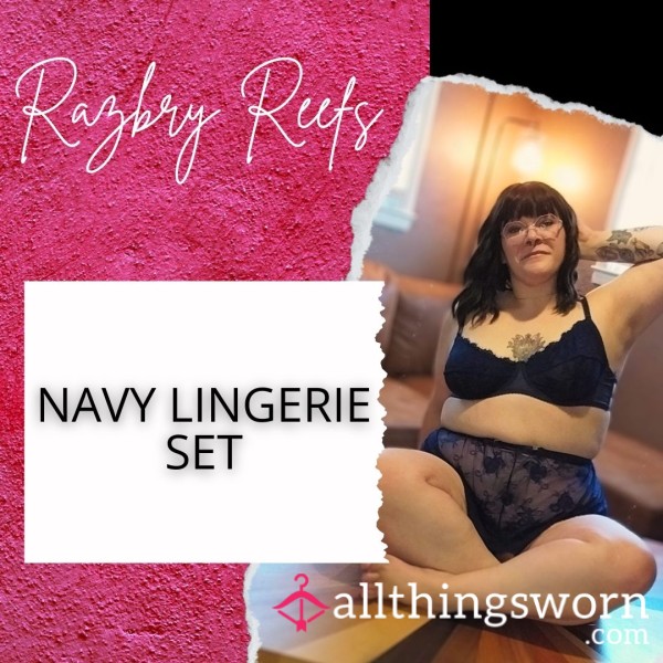 Navy Blue Lingerie