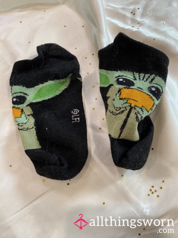 Nerdy Girl Baby Yoda Socks