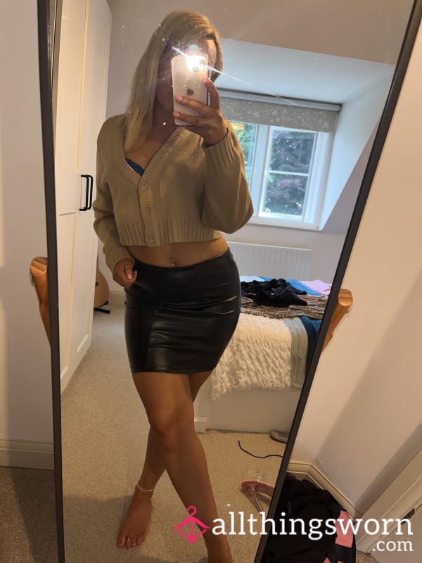 New Leather Skirt 🤭🍑