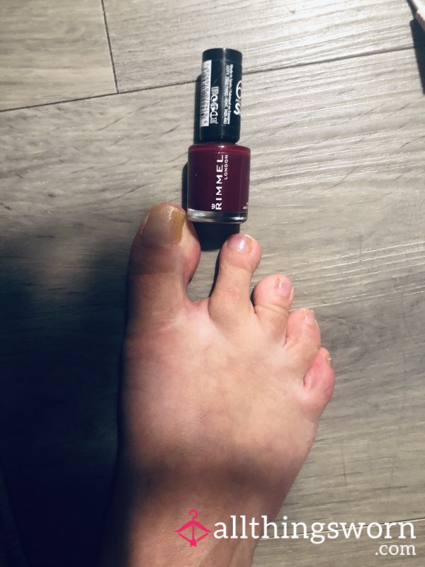 New Toe Nail Colour Video