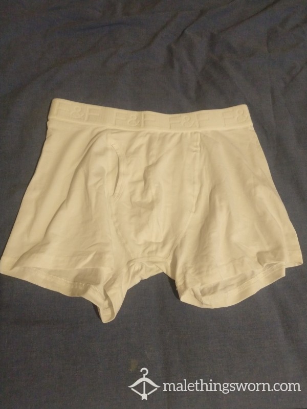 White Boxers 24 Hour Worn Pi*sy