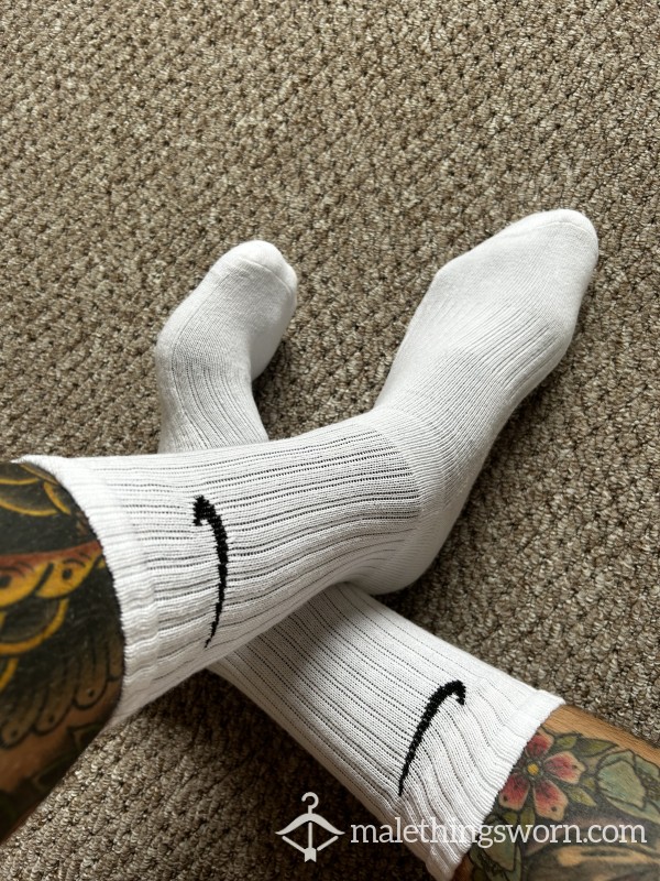 Nike Crew Socks - White