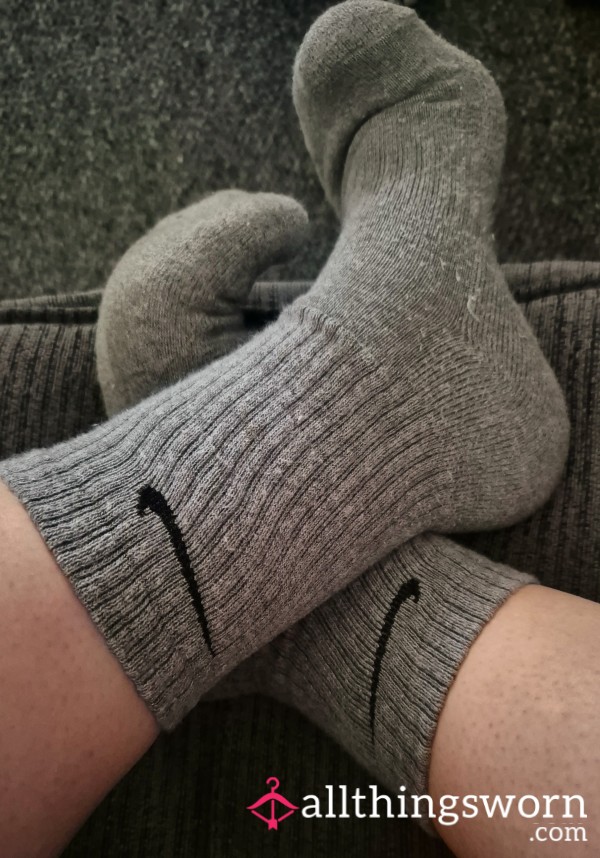Nike Socks - Grey, Black And White Available!!