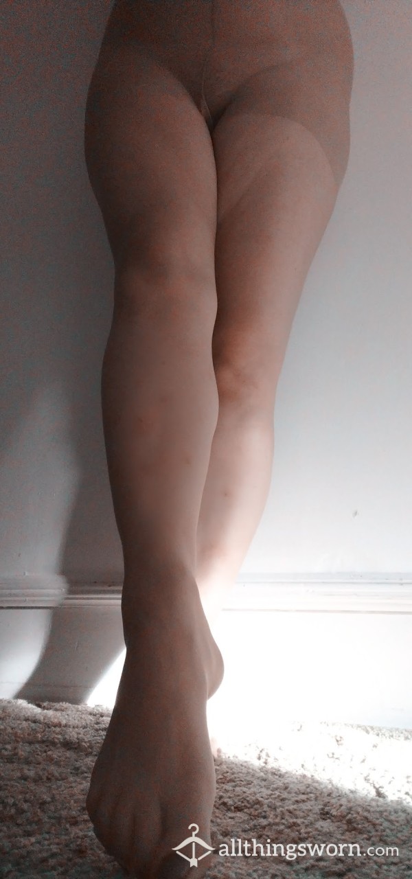 Nude Or Black Sheer Pantyhose