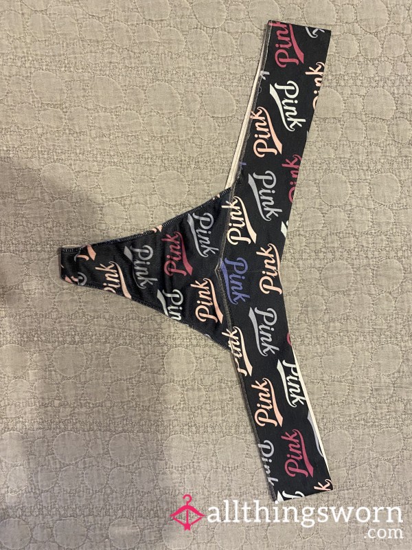 Old And Worn Victoria's Secret Pink Thong