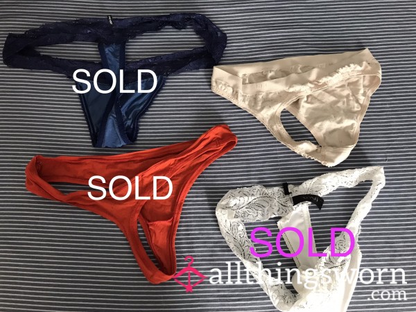 **SOLD**  ✨Old Thongs 💦