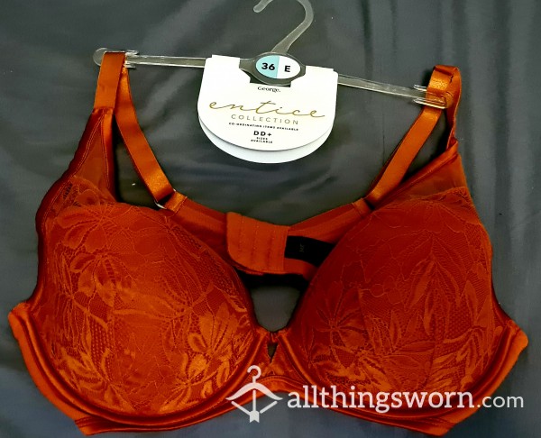 Orange 36E Bra