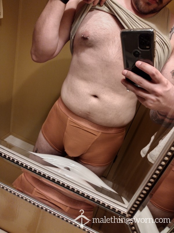 Orange Boxer Briefs